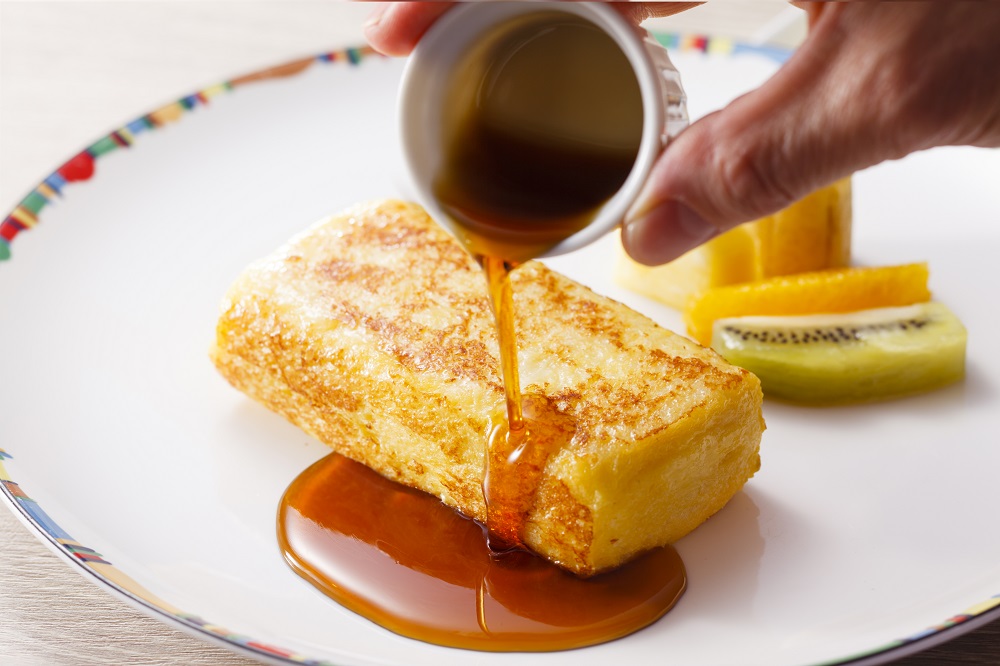 【ティータイム】ふっくらと焼き上げたフレンチトーストは絶品