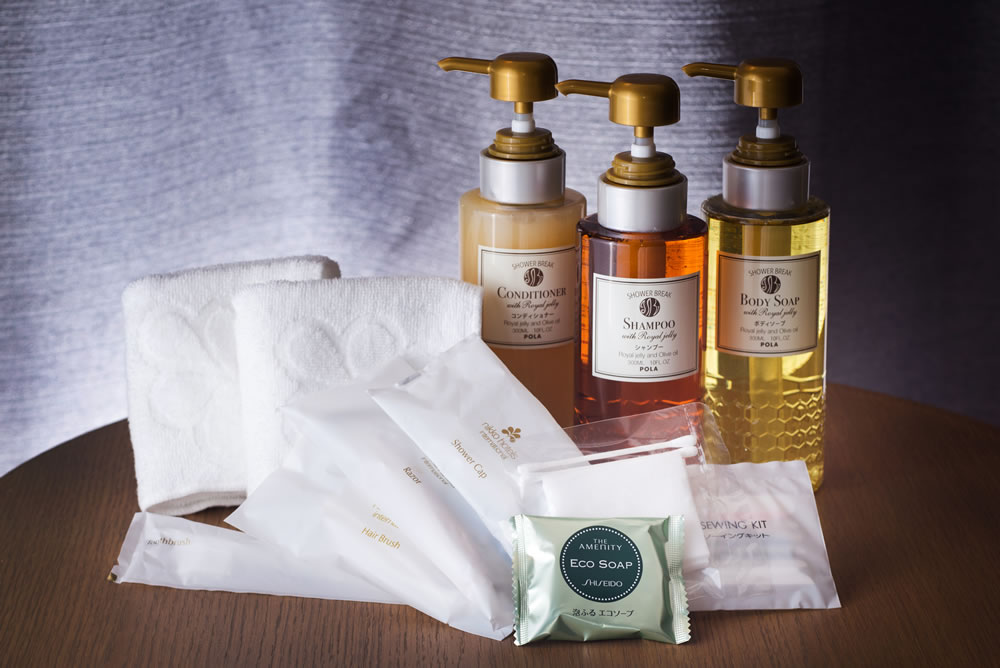 【シャンプー＆タオル＆アメニティ】充実のアメニティー