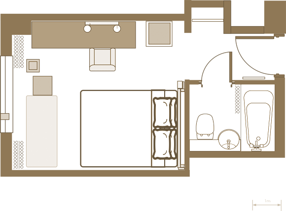 客室レイアウト