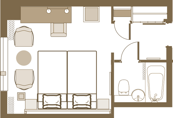 客室レイアウト