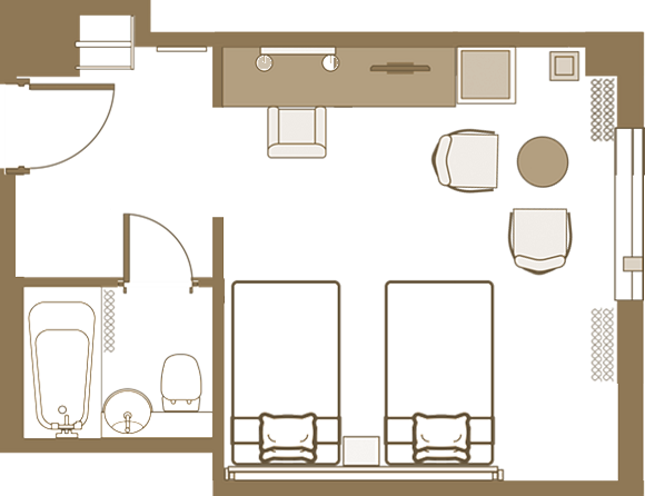 客室レイアウト