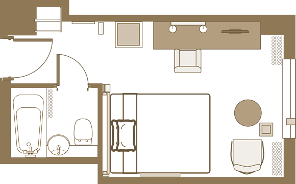 客室レイアウト